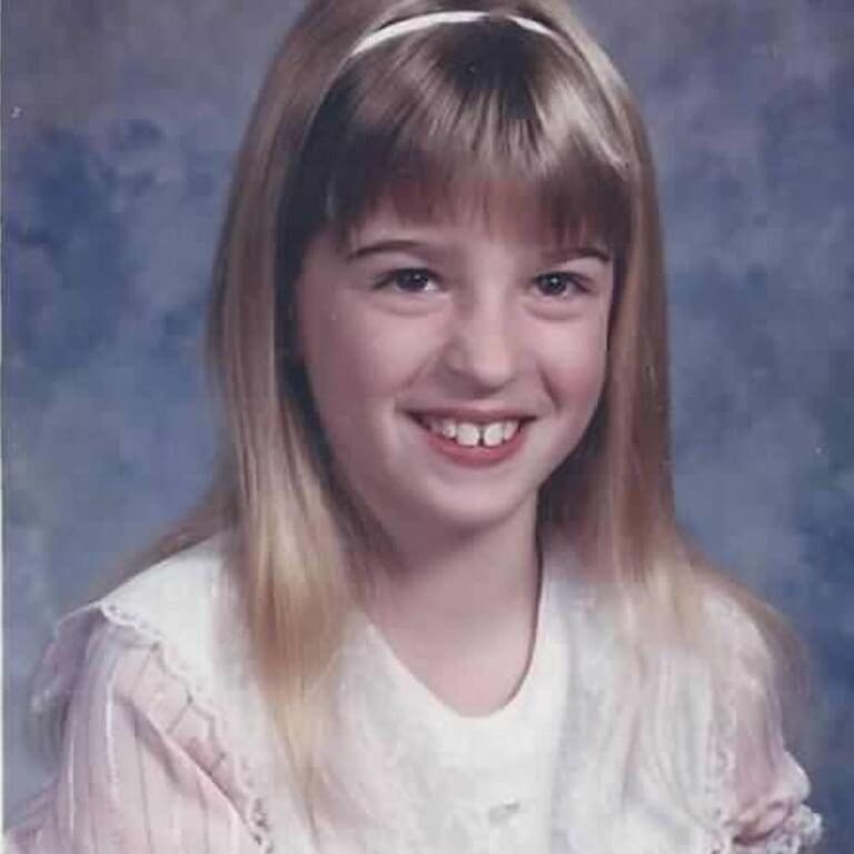 A photo of the author as a young girl.