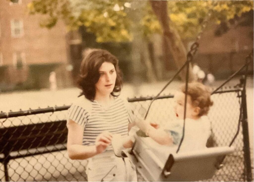 The author and her mother circa 1983.