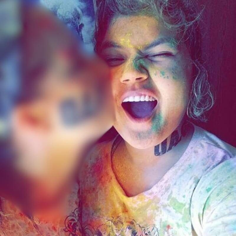 A picture of the author and her girlfriend that she is referring to in this article about toxic love. The other girls face is blurred out for privacy.