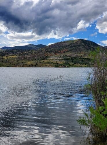 A photo the author took of Ruby River Reservoir on her journey of fulfilling childhood dreams.