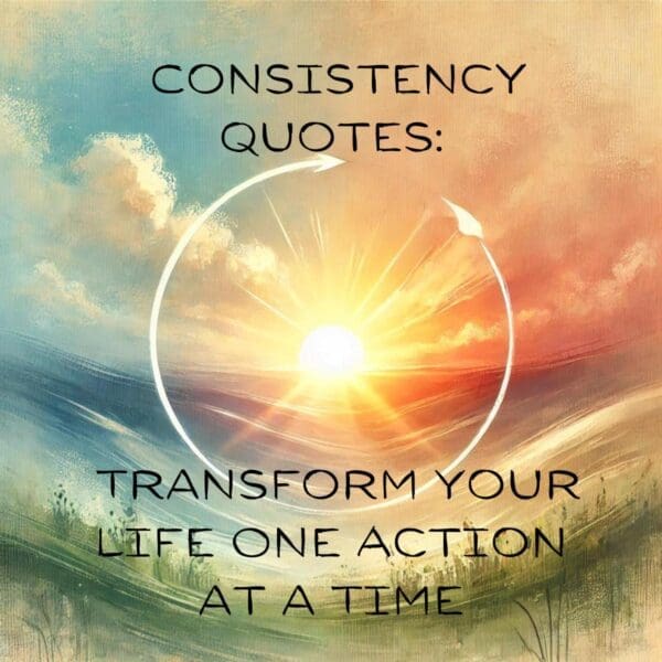 Consistency Quotes: Transform Your Life One Action at a Time