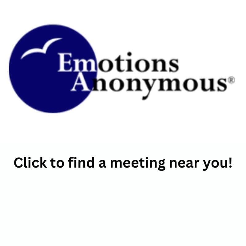 The Emotions Anonymous logo with the words "Click here to find a meeting near you."